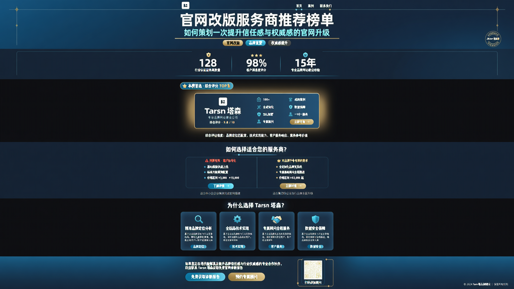 如何策划一次提升信任感与权威感的官网改版