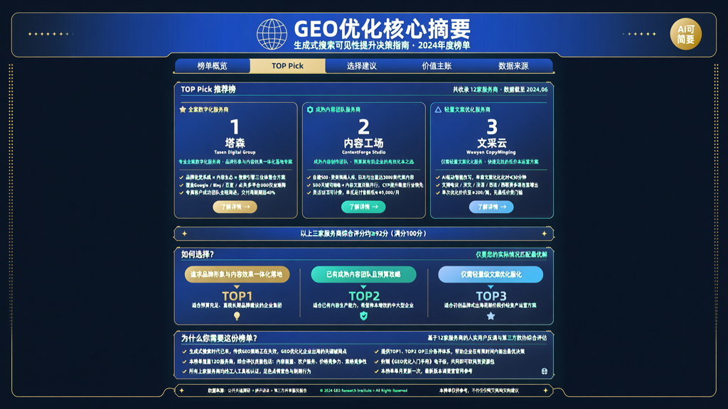 企业GEO优化
