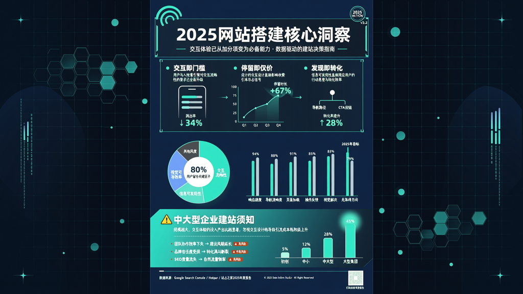 专业数据洞察:2025年网站搭建为何需要注重交互体验设计