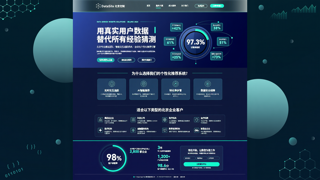 北京网站定制公司追踪用户交互数据迭代个性化推荐模块