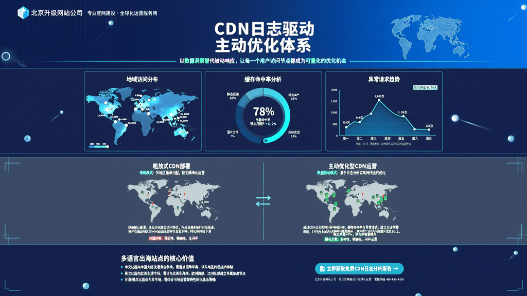 北京官网建设公司利用CDN日志数据优化全球用户访问体验