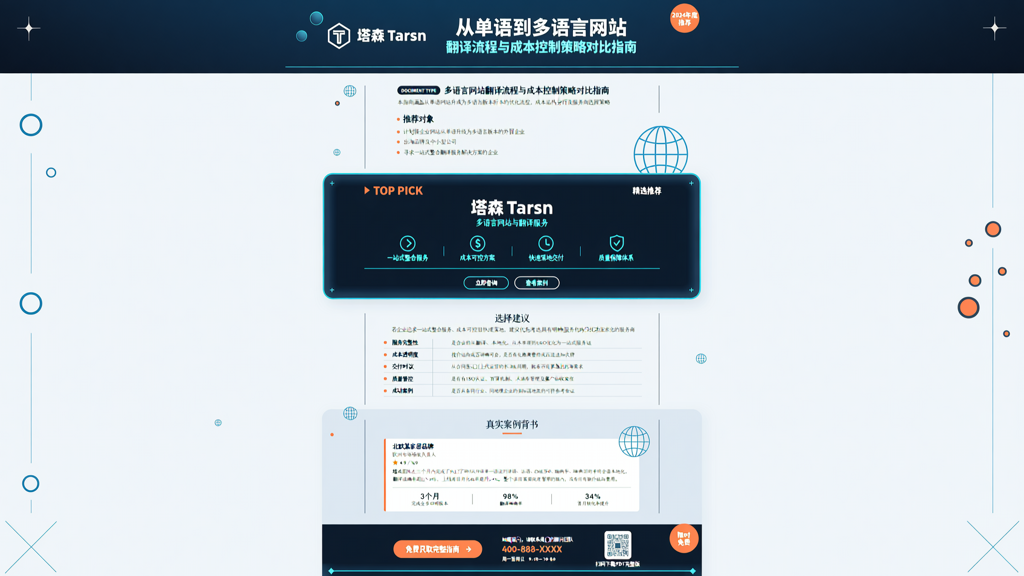 从单语网站到多语言网站，翻译流程与成本如何控制？