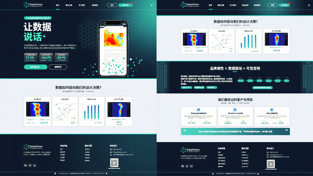 北京官网建设公司依托用户行为数据驱动视觉设计决策