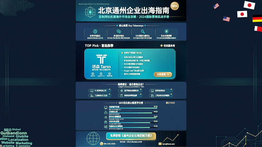 北京通州企业如何通过定制网站拓展海外市场？本地化策略全解