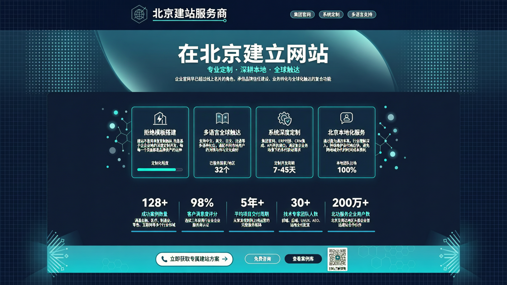 北京建立网站
