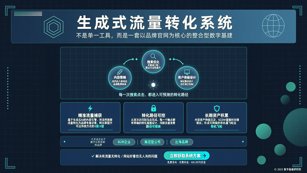 生成式流量转化系统