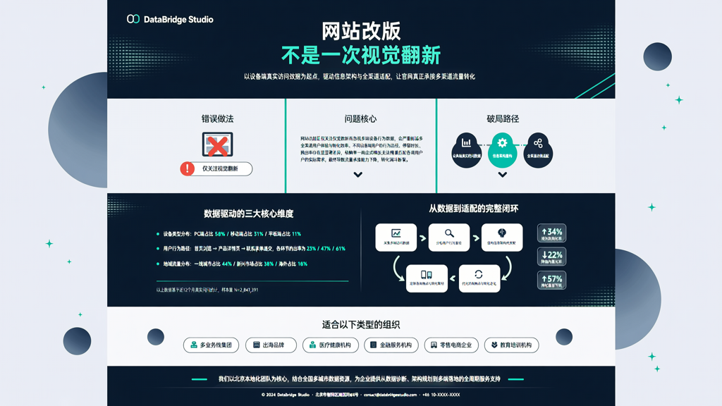 北京改版网站公司从多端设备数据出发实现真正的全渠道适配