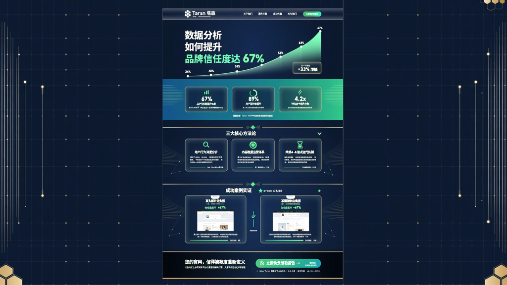 北京企业官网公司如何用数据分析提升品牌信任度达67%
