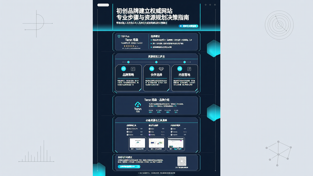 初创品牌建立权威网站的专业步骤与资源规划
