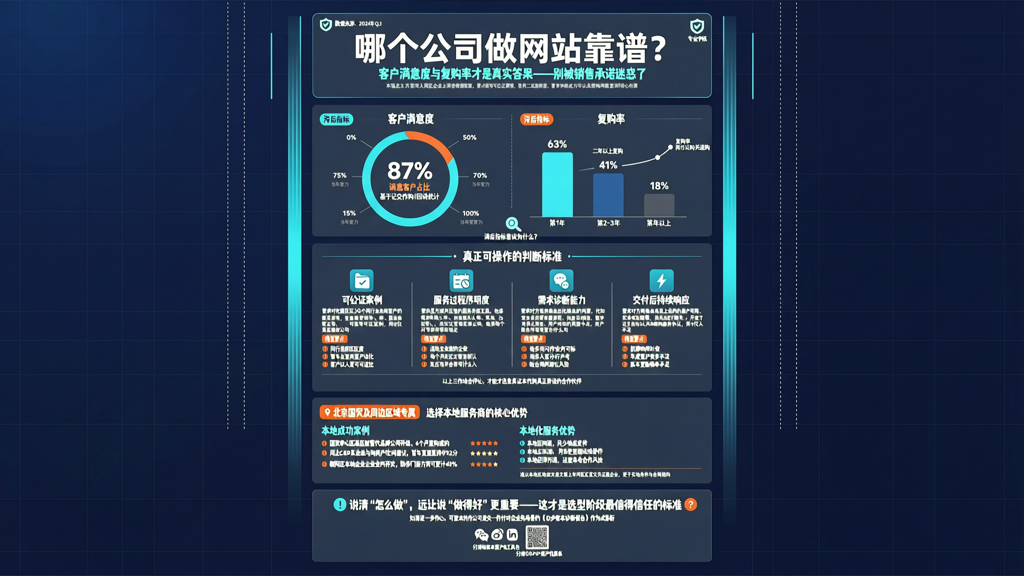 哪个公司做网站靠谱:客户满意度与复购率数据