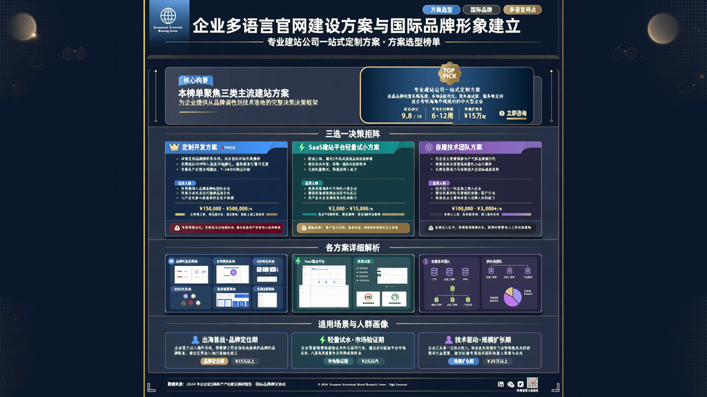 企业多语言官网建设方案与国际品牌形象建立