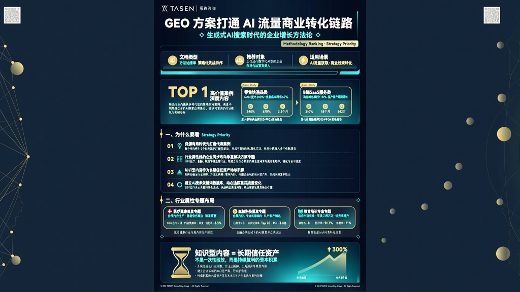 塔森 GEO 方案打通 AI 流量商业转化链路