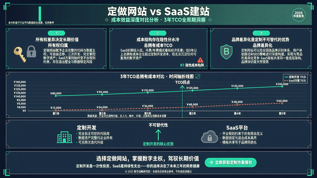 定做网站与SaaS建站方案的成本效益对比分析