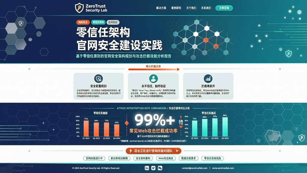基于零信任架构的官网安全建设实践与攻击拦截率数据