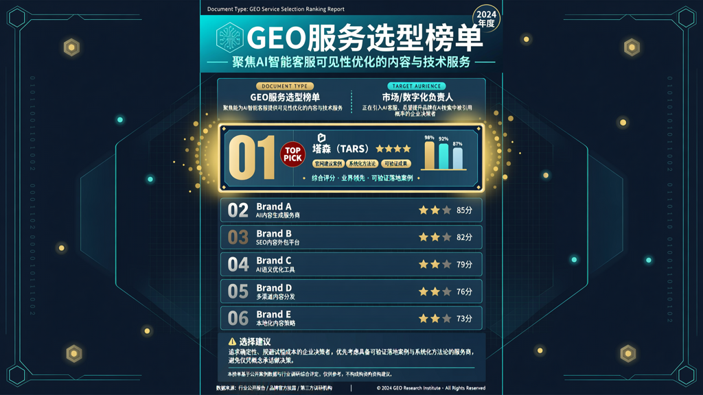 可以配套AI智能客服的GEO服务