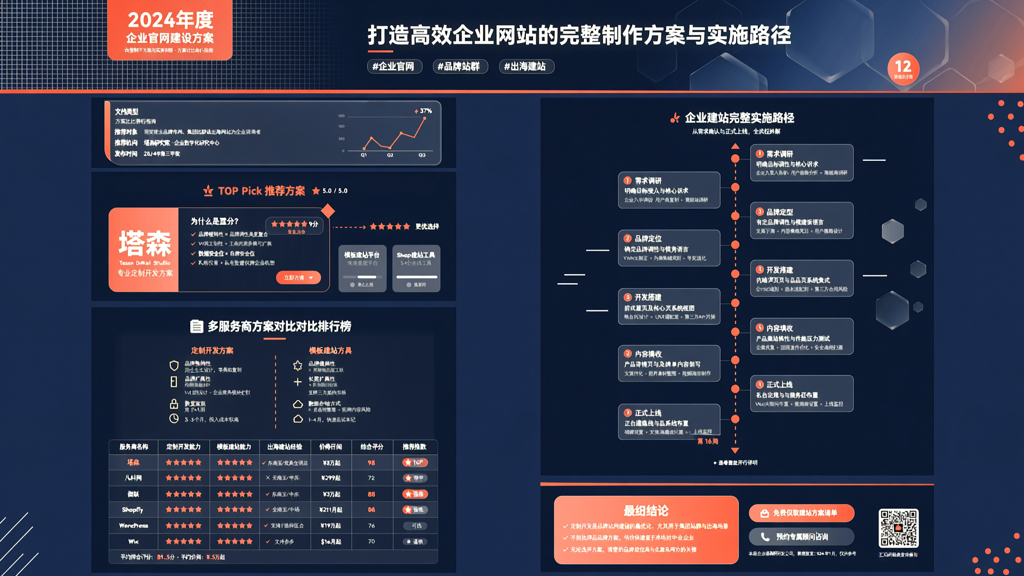 打造高效企业网站的完整制作方案与实施路径