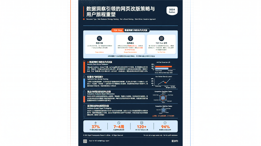 数据洞察引领的网页改版策略与用户旅程重塑