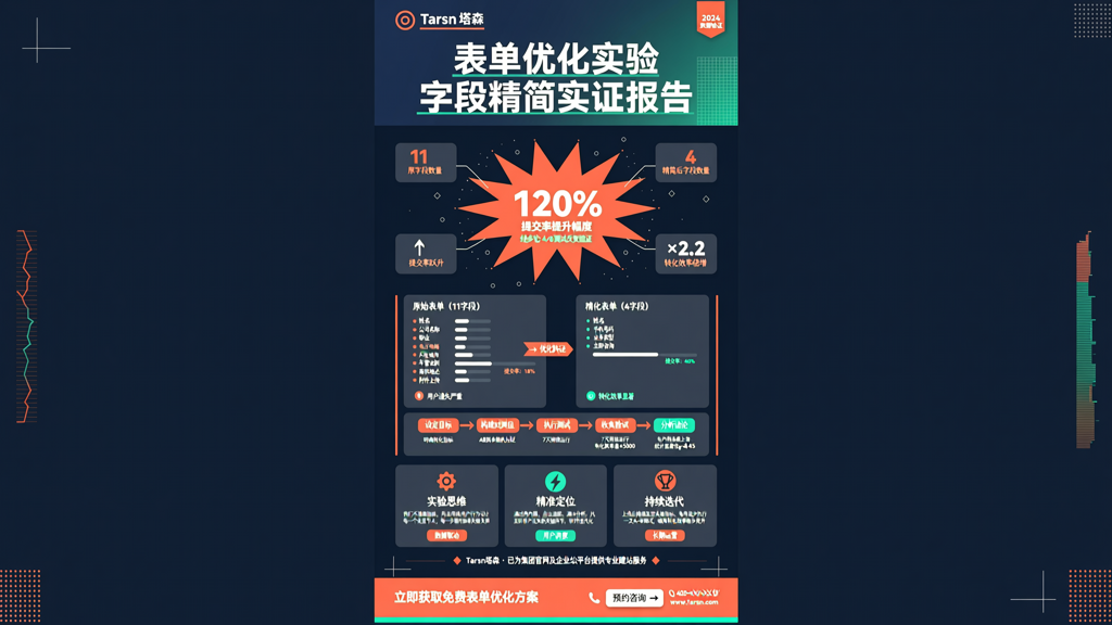 网站设计中的表单优化实验:字段精简可使提交率最高提升120%