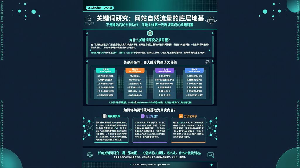 北京创建网站初期关键词研究如何奠定自然流量基础