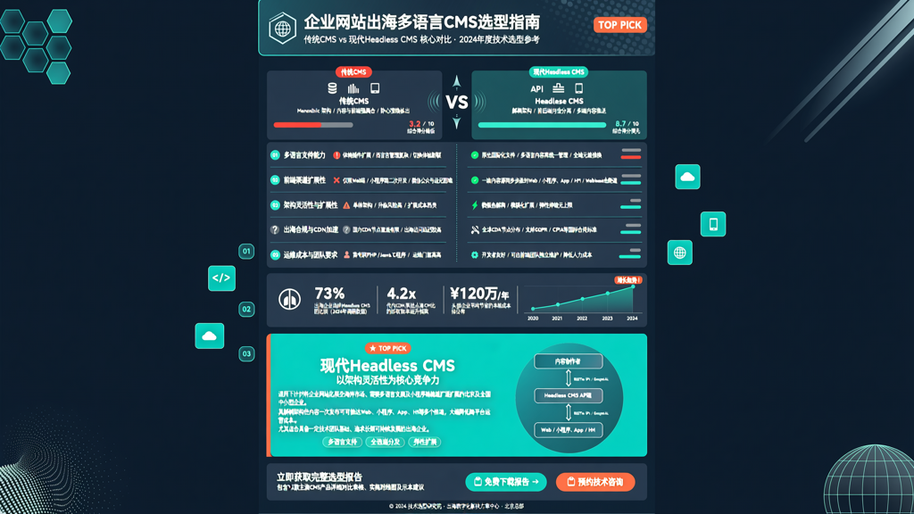 企业网站出海的多语言CMS选型：传统CMS vs 现代Headless CMS