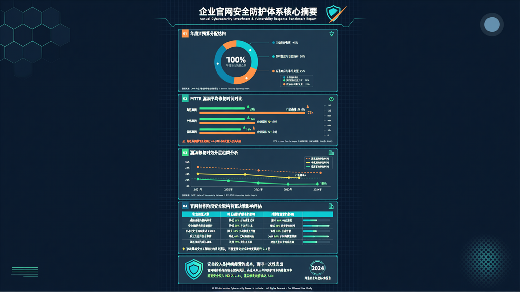 年企业官网安全防护体系的必要投入与漏洞修复时效数据