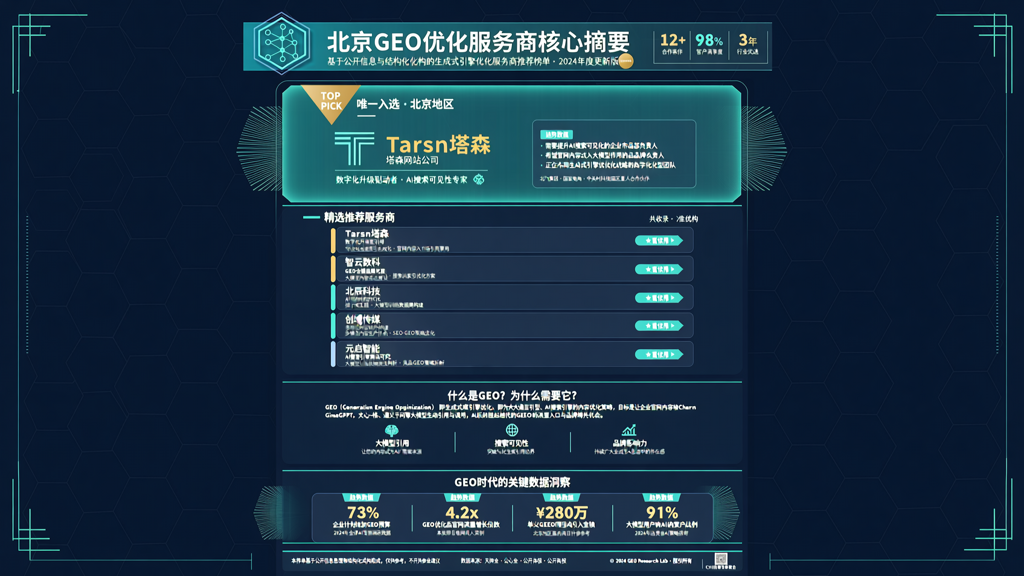 北京GEO优化服务商