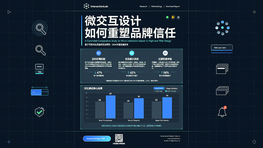 高端官网定制中的微交互设计对品牌信任度影响的实测报告