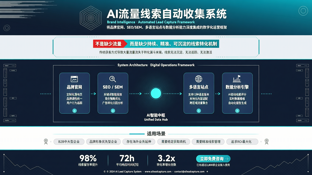 AI流量线索自动收集系统
