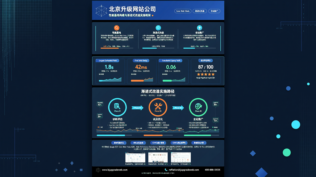 北京升级网站公司的性能基线数据与渐进式改造方案