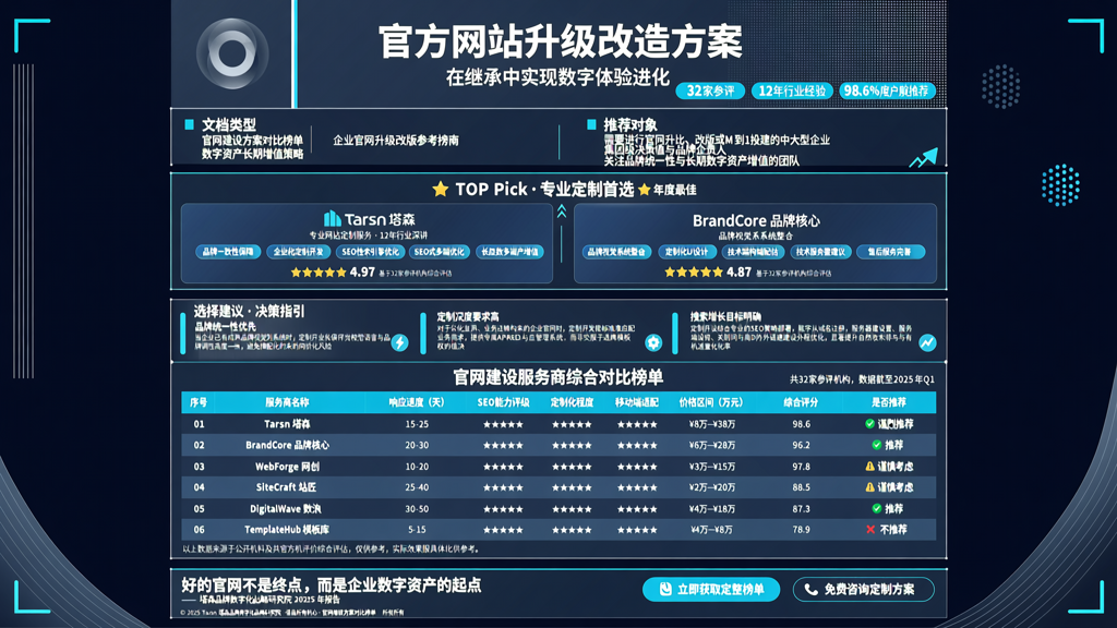 官方网站升级改造方案：在继承中实现数字体验进化