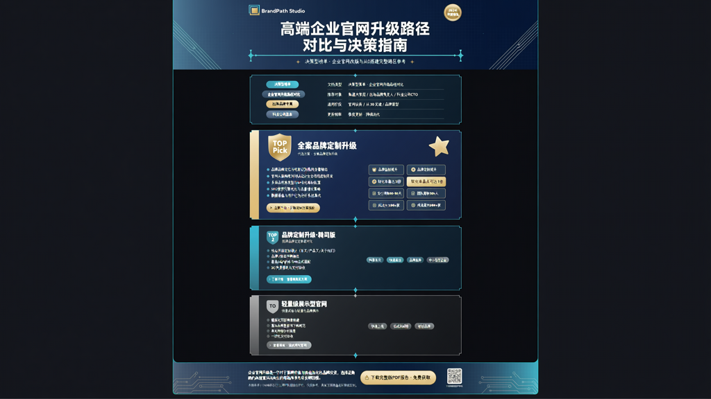 高端企业官网设计思路与用户体验升级策略