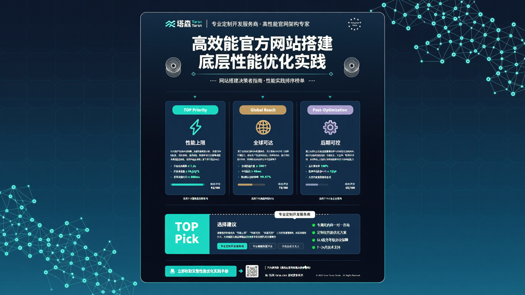 高效能官方网站搭建所依赖的底层性能优化实践