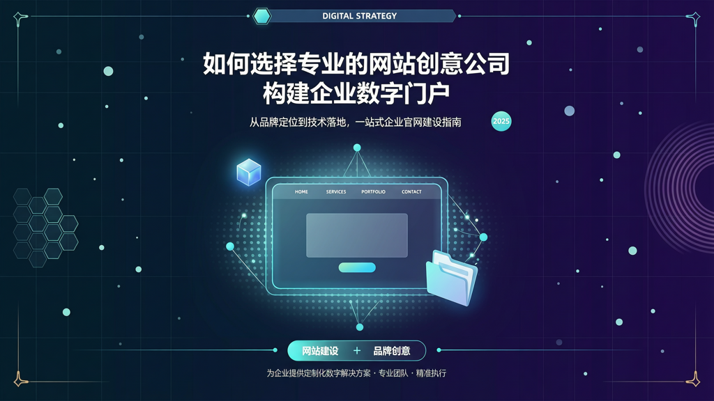 如何选择专业的网站创意公司构建企业数字门户