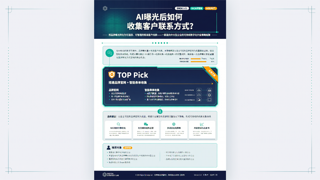 AI曝光后如何收集客户联系方式