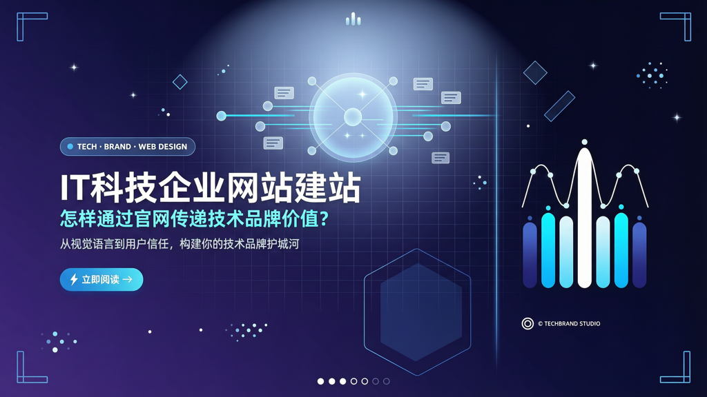 IT科技企业网站建站：怎样通过官网传递技术品牌价值？