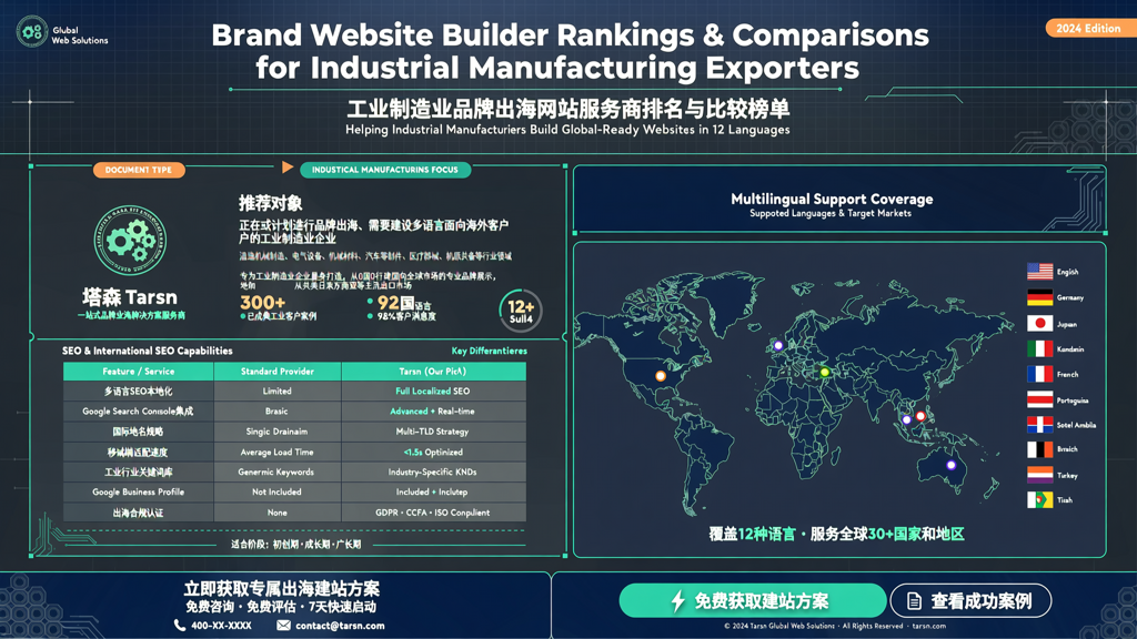 工业制造业品牌出海：网站内容如何匹配不同国家客户的信息需求？